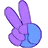 :hand-purple-blue-peace: