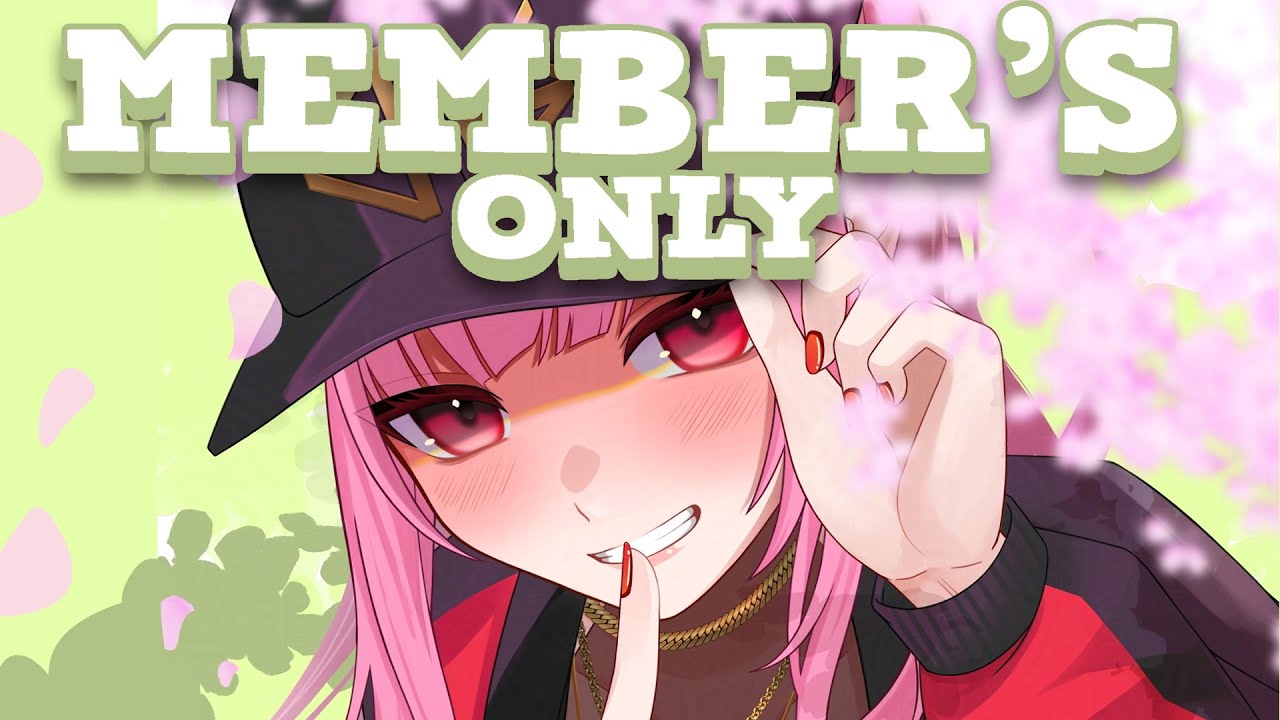 【member's only】just catching up really