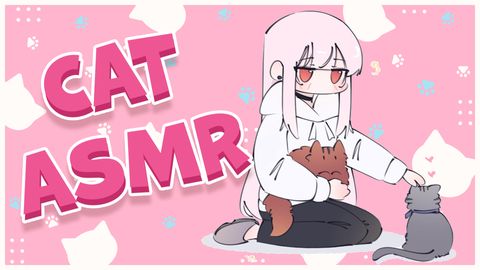 【ASMR】CAT SOUNDS! feat. Tutu and Ghostcat