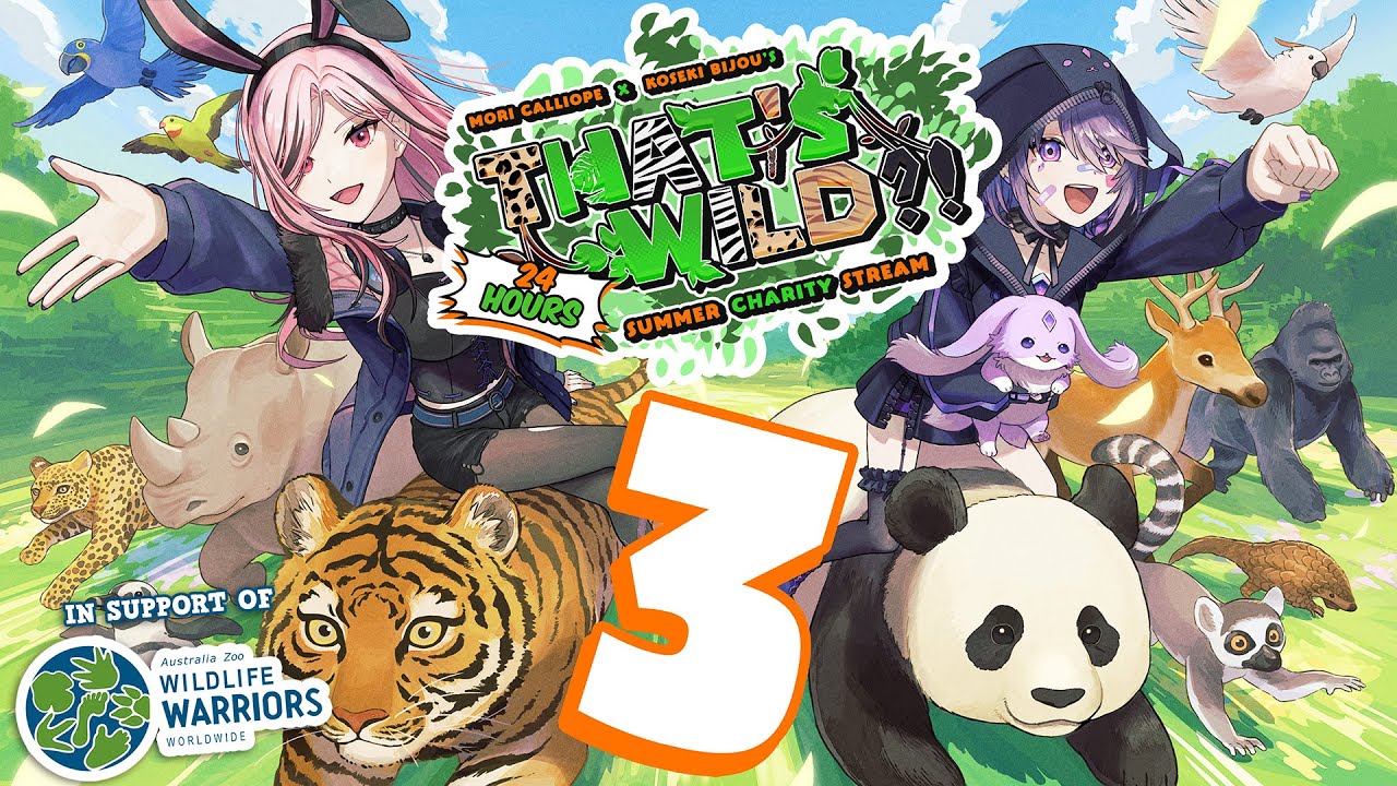 【THAT'S WILD?! 24 HOUR CHARITY STREAM】PART 3 #thatswild2025 #calliolive #kosekibijou 【THAT'S WILD?! 24 HOUR CHARITY STREAM】PART 3 #thatswild2025 #calliolive #kosekibijou