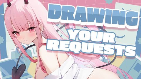 【Drawing For You】Drawing Demon Mori Returns!? #hololiveenglish