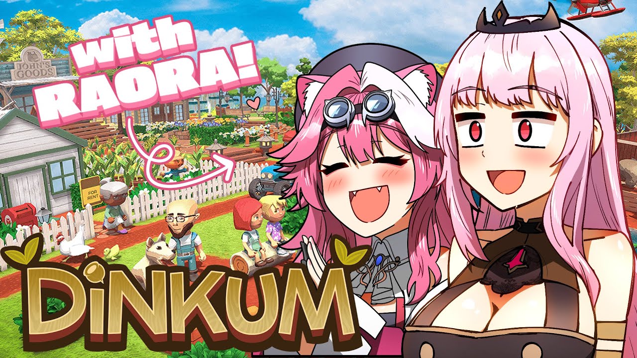 【Dinkum】happy farming life with my happy farming wife...raora?! #calliolive