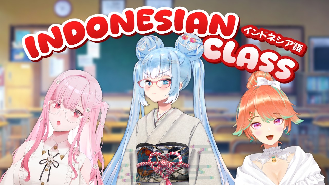 【INDONESIAN CLASS】MENGHAJAR @MoriCalliope & @TakanashiKiara