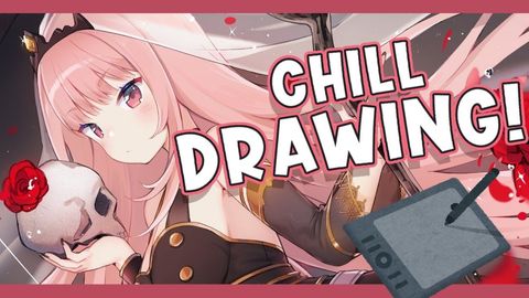 【DRAWING】Chill Drawing with the Dead Beats! #Holomyth #HololiveEnglish