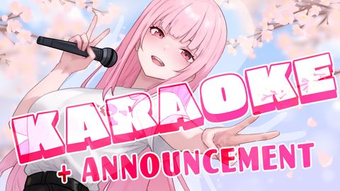 【KARAOKE & ANNOUNCEMENT】getting the news out...in song! #shorts