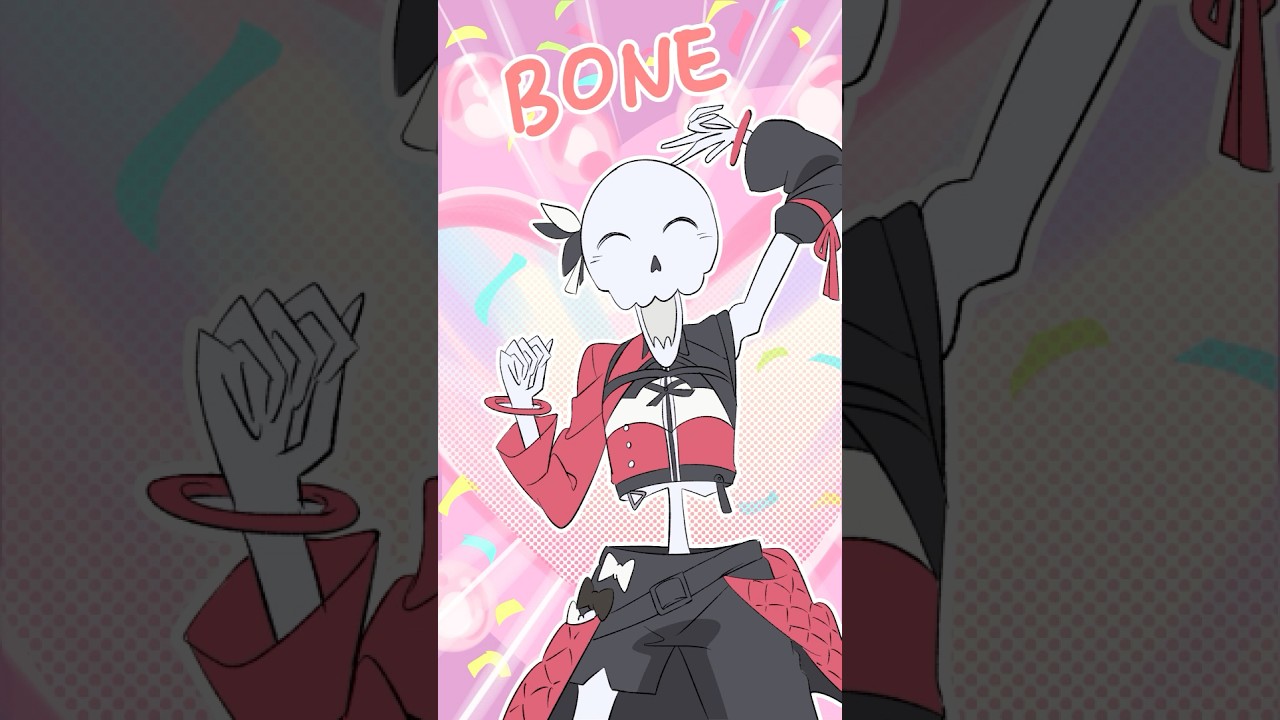 what if your oshi was a skeleton? #anime #hololive #animation #vtuber #holoen