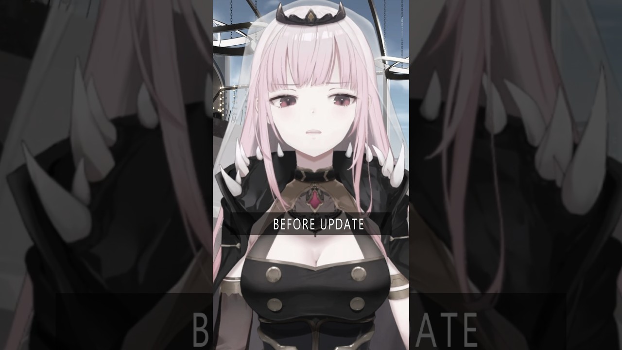 before and after my update… #shorts #vtuber #hololive #beforeandafter #anime #virtualyoutuber