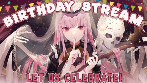 【BIRTHDAY STREAM】The Grim Reaper's Birthday Bash and EP Release Party, Yo! #moribirthd4y #holomyth