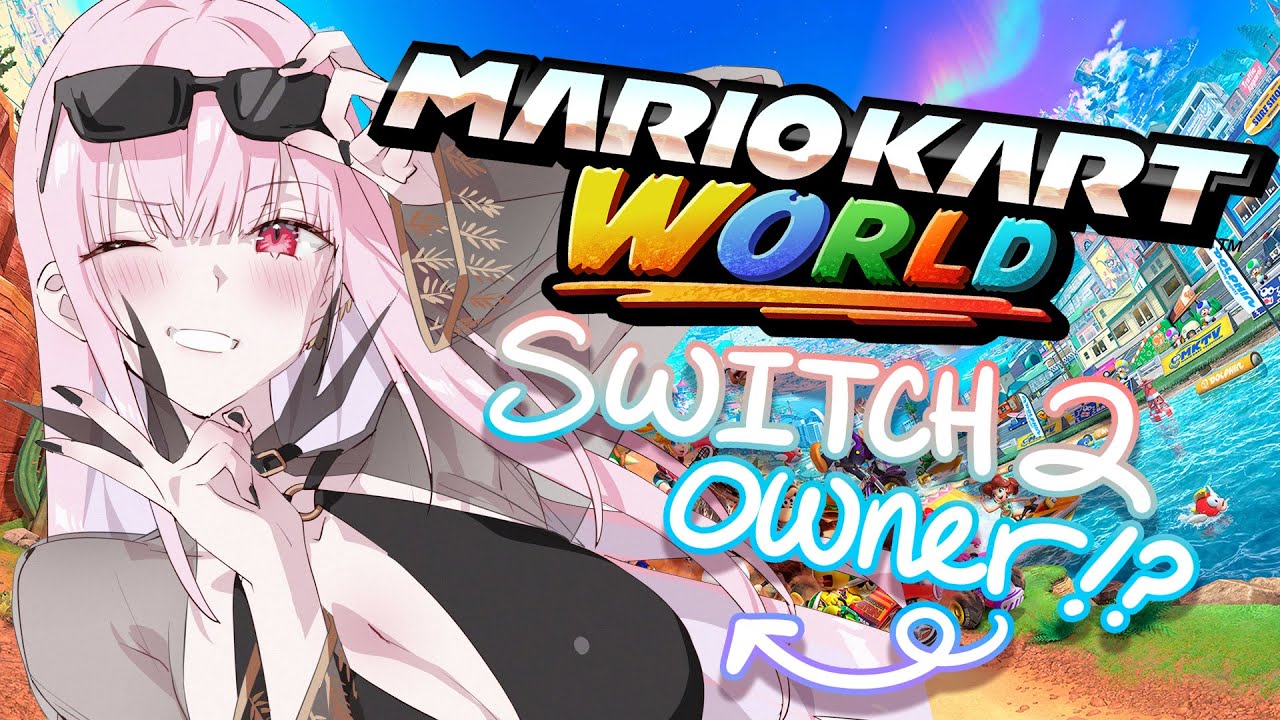 【MARIOKART WORLD】life is a highway!!!! #calliolive