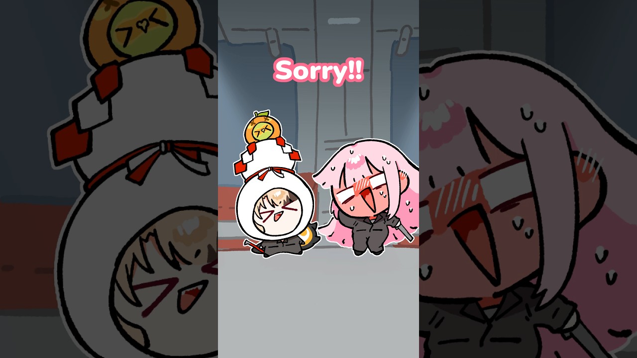 when Mori’s afk, gigi will play… #shorts #animation #hololive #anime #gigimurin #vtuber #envtuber