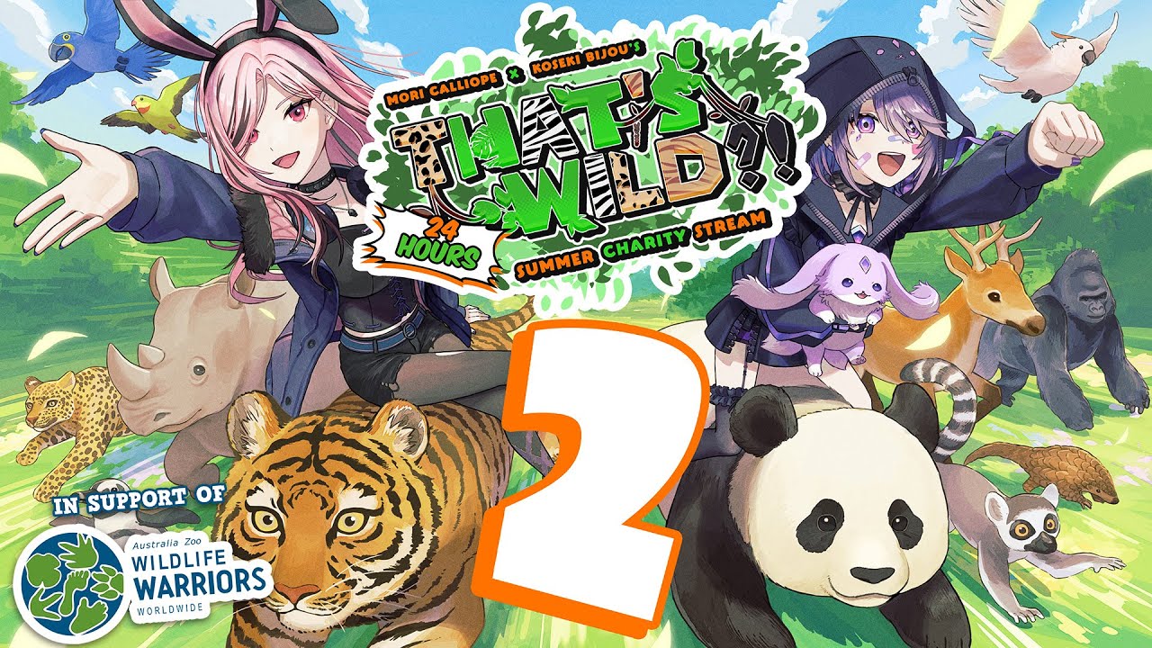 【THAT'S WILD?! 24 HOUR CHARITY STREAM】PART 2 #thatswild2025 #calliolive #kosekibijou 【THAT'S WILD?! 24 HOUR CHARITY STREAM】PART 2 #thatswild2025 #calliolive #kosekibijou