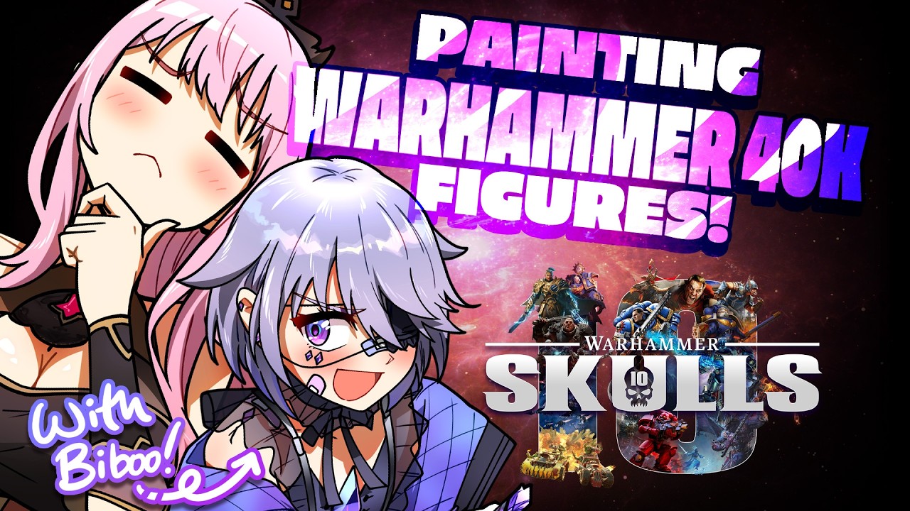 【HANDCAM】Warhammer Painting with Biboo...getting hype for Skulls!! #calliolive