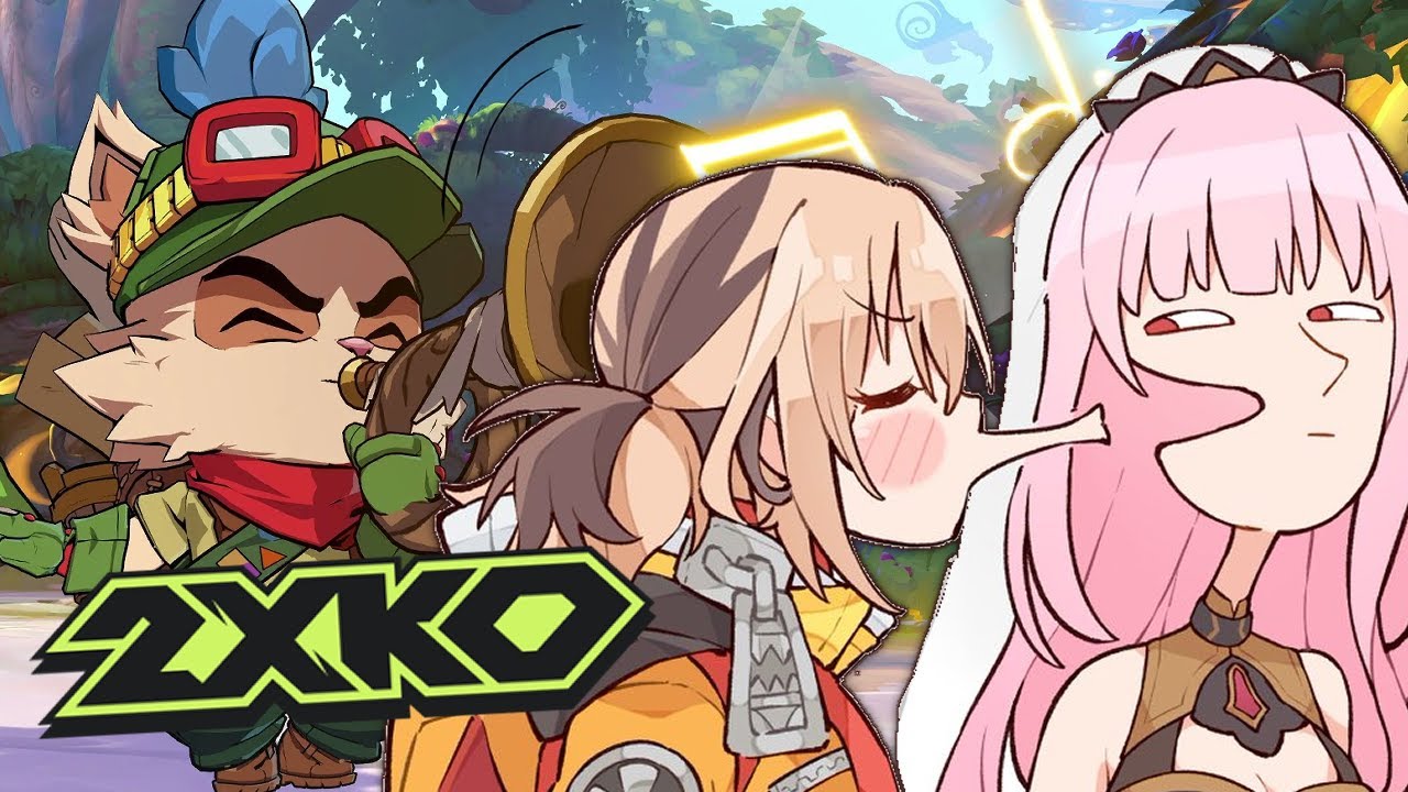 【2XKO】me, mori calliope, and teemo league of legends 【2XKO】me, mori calliope, and teemo league of legends