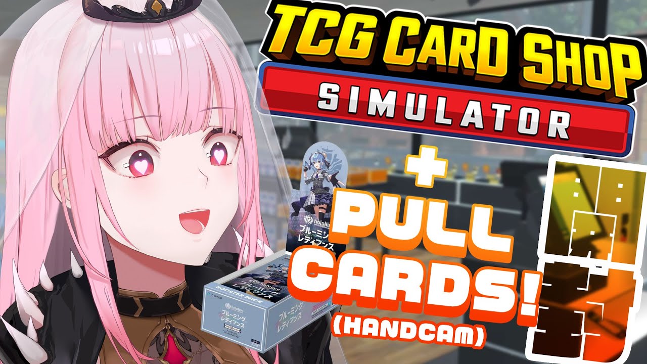 【TCG Card Shop Simulator AND Holo TCG Pull】Giving In To Madness...開封する！ #calliolive