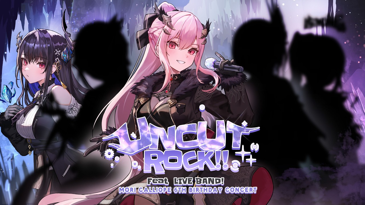 【3D LIVE - UNCUT ROCK!!】Mori Calliope 6th Birthday (feat. LIVE BAND) #calliolive #UNCUTROCK