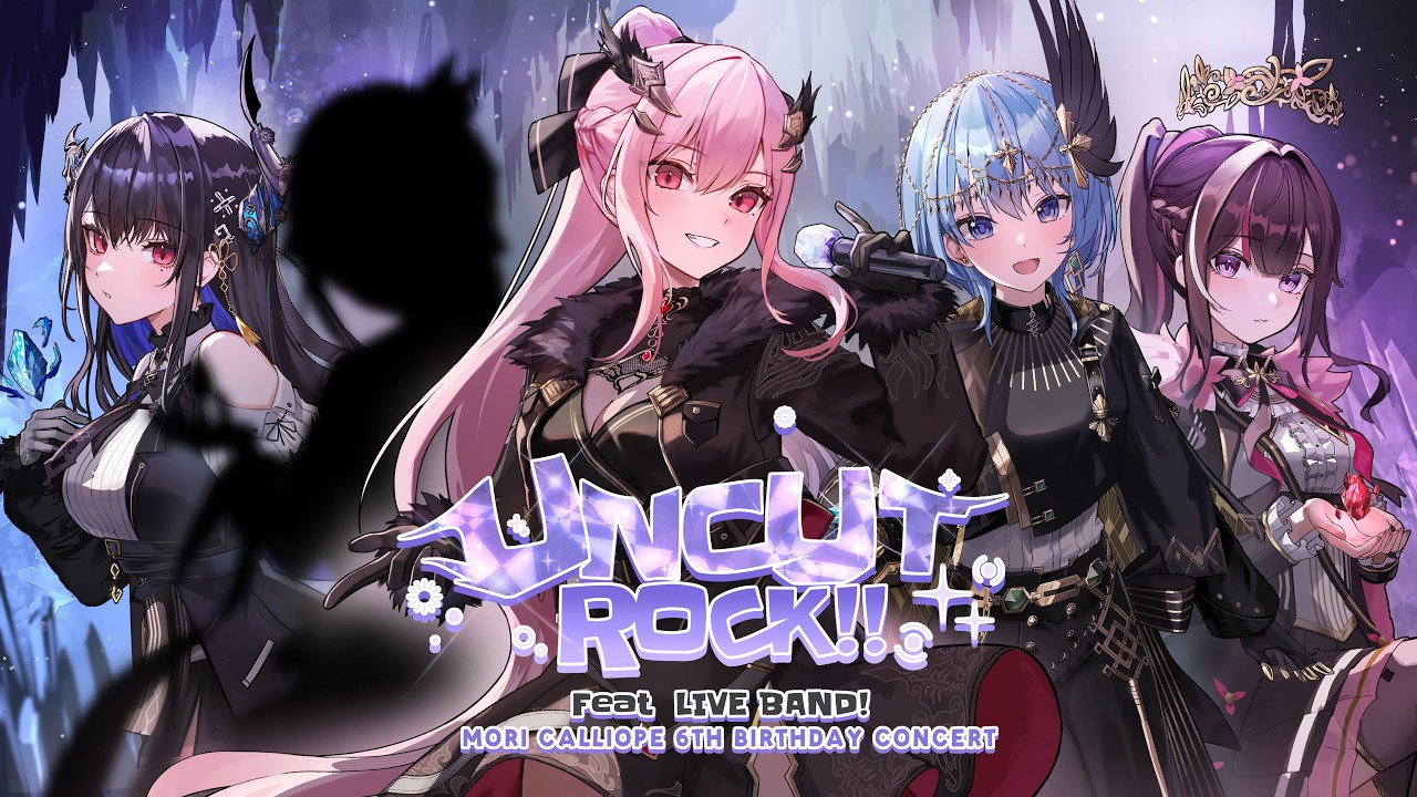 【3D LIVE - UNCUT ROCK!!】Mori Calliope 6th Birthday (feat. LIVE BAND) #calliolive #UNCUTROCK
