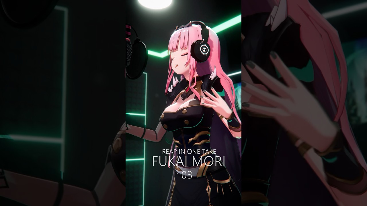 03 Fukai Mori // Reap In One Take! #shorts #reapinonetake #vtuber #music #歌ってみた #hololive #anime