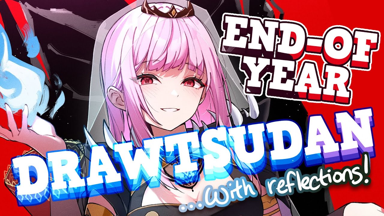 【END-OF-YEAR DRAWTSUDAN】drawing and reflection on 2025, mega chatting style #calliolive