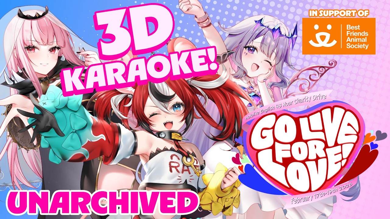 【3D Karaoke UNARCHIVED】STILL Singing For a Cause, and LEAVING NO RECORD. #calliolive #GOLIVEforLOVE