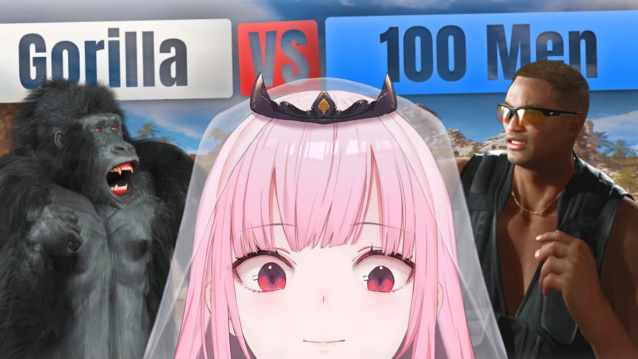 【Gorilla Vs 100 Men】I'm Not a Gorilla, OR a Man. #calliolive