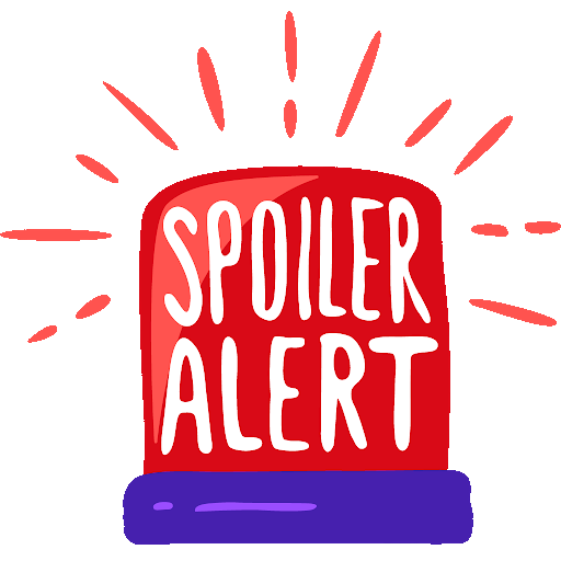 A beacon light with words "SPOILER ALERT"