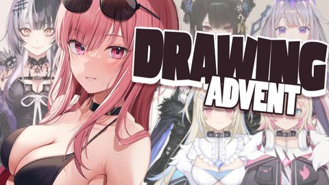 【DRAWING】Doodling Advent Art and Chatting