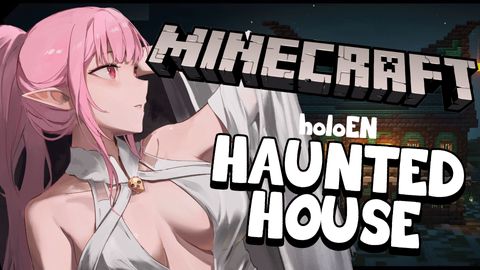【MINECRAFT】haunted house build continues! (open VC)