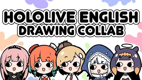 【COLLAB】 Let's Draw with HoloEN!