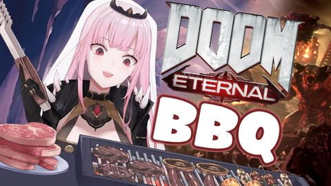 【DOOM ETERNAL #04 + BBQ PARTY】Grilling Demons and Slaying Meat! #HololiveEnglish