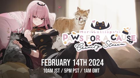 【CHARITY STREAM】Paws for a Cause 2024! I Love Cats. (Part 1)