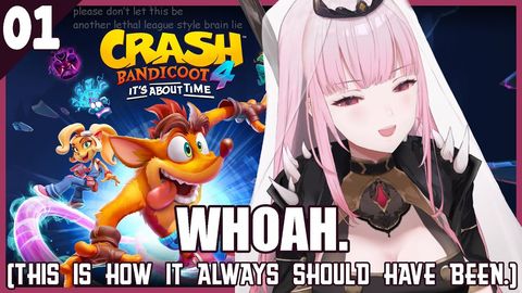 【CRASH BANDICOOT 4】Ah, Yes. It is, in Fact, ABOUT F-WORDING TIME. #hololiveEnglish #holoMyth
