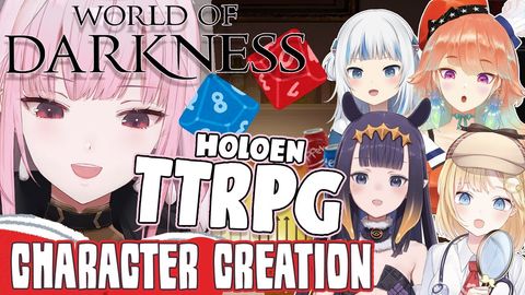 【HOLOEN TTRPG】Character Creation! The World of Darkness Awaits Our Hunters... 8} #hololiveEnglish