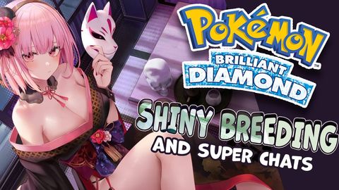 【POKEMON: BRILLIANT DIAMOND】Breeding Shiny Spiritomb!! Reading Yo Super Chats!!
