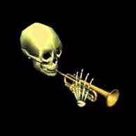 skull trumpet