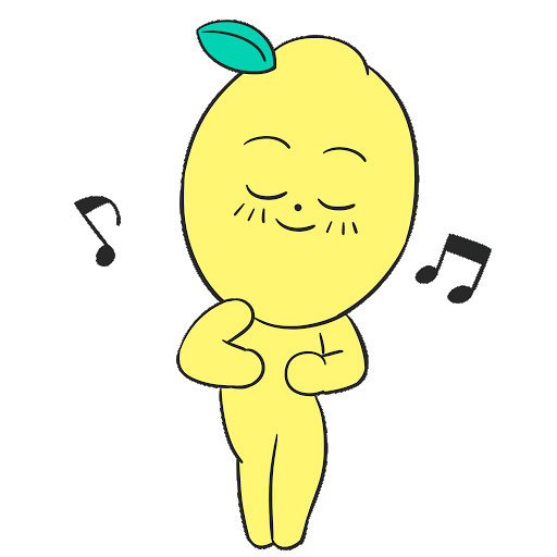 Lemon character doing shoulder shimmy dance moves
